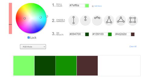 Online calculator: Complementary color.